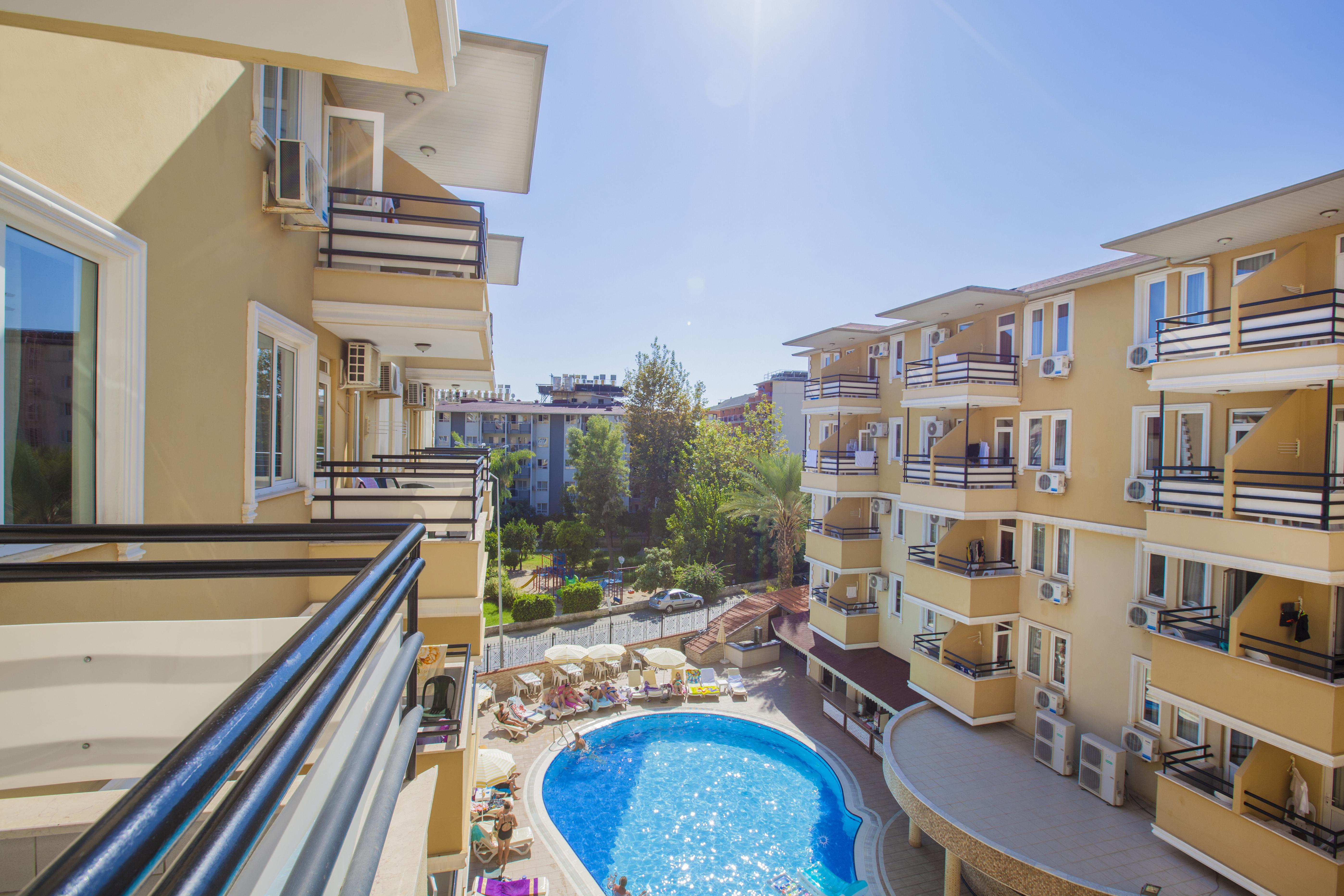 Kleopatra Aydin Hotel Alanya Bagian luar foto