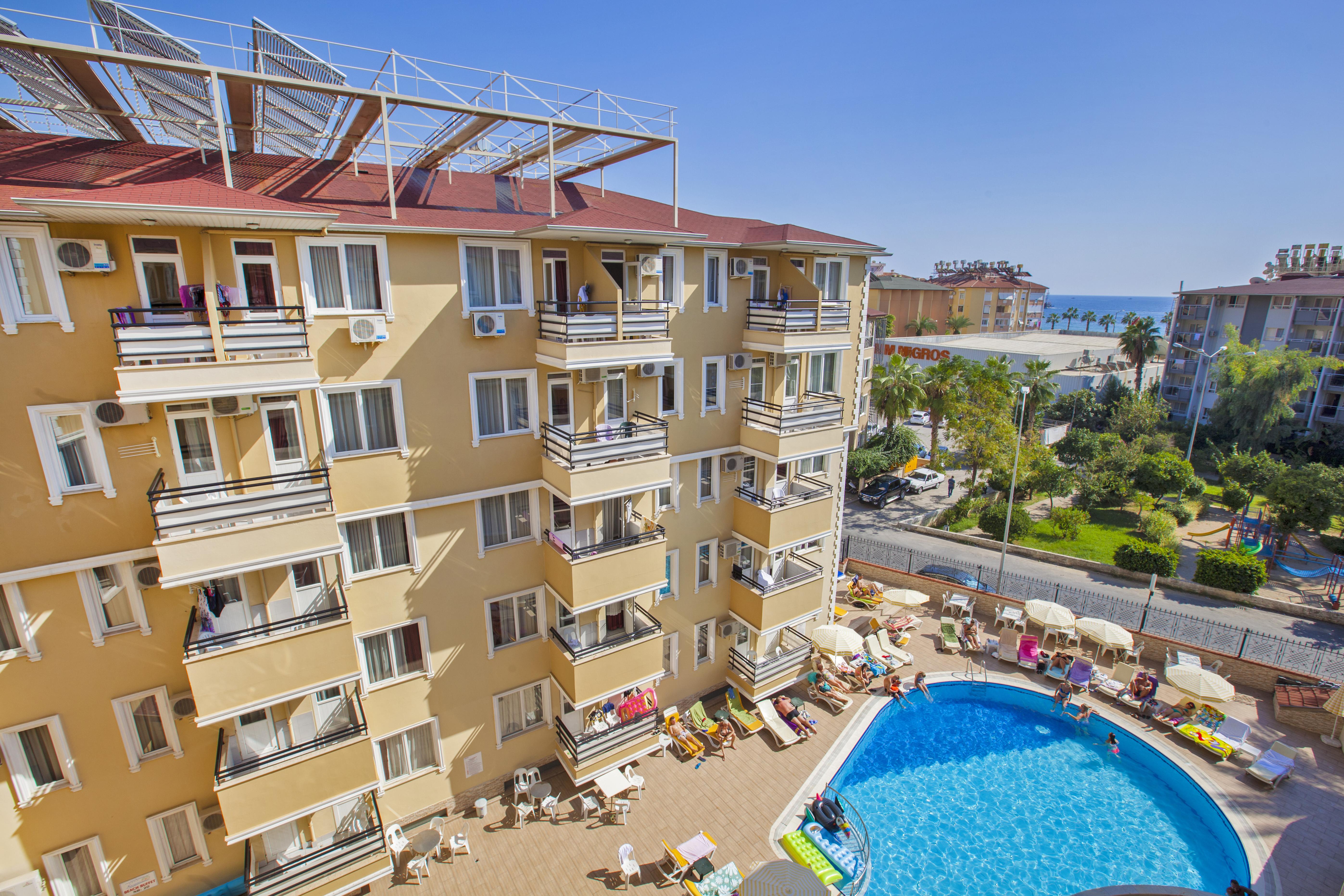 Kleopatra Aydin Hotel Alanya Bagian luar foto